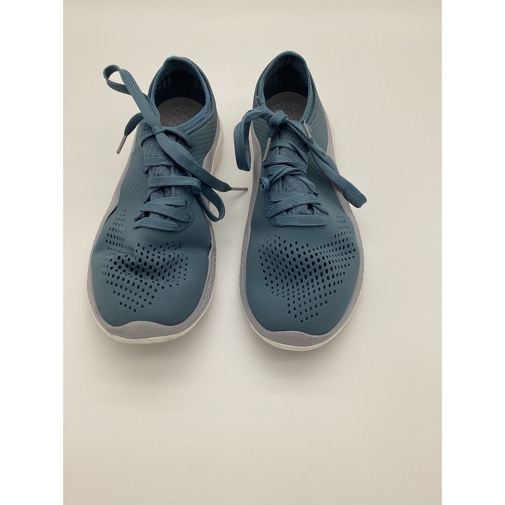 Crocs 10 Blue LiteRide Pacer Sneakers Womens Walking Comfort Athleisure Casual
